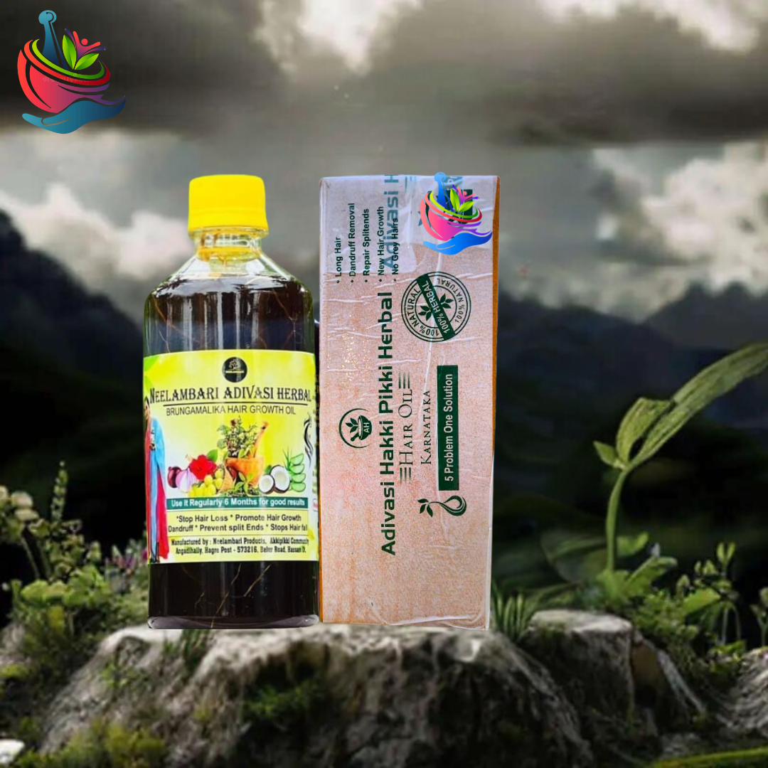 ADIVASI NEELAMBARI HAIR OIL(5.0 ⭐⭐⭐⭐⭐ 19,345 REVIEWS) Globally